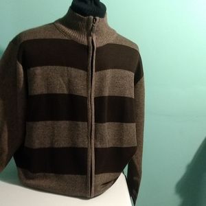 Zip up sweater jacket
